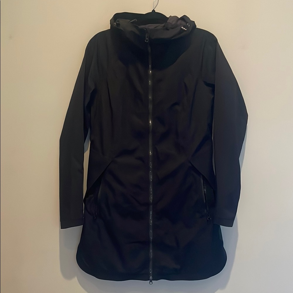 Lululemon Athletica Black Rain Coat